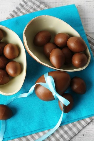 Обои пасха, яйца, шоколад, сладкое, шоколадное яйцо., easter, eggs, chocolate, sweet, chocolate egg. разрешение 2560x1706 Загрузить