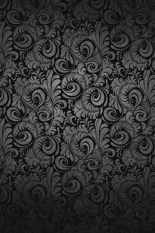 Обои обои, винтаж, узор, чёрно-белое, завитки, wallpaper, vintage, pattern, black and white, curls разрешение 1920x1200 Загрузить