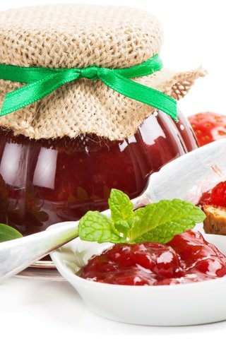 Обои клубника, хлеб, ягоды, банка, варенье, strawberry, bread, berries, bank, jam разрешение 6601x3644 Загрузить