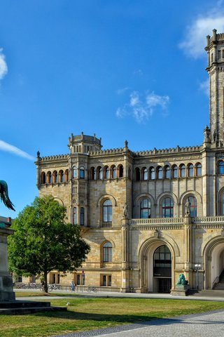 Обои архитектура, здание, германия, университет, ганновер, architecture, the building, germany, university, hanover разрешение 1920x1200 Загрузить