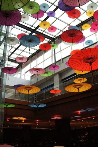 Обои лифт, интерьер, зонты, зонтики, японские зонтики, японский зонтик, lift, interior, umbrellas, japanese umbrellas разрешение 2000x1329 Загрузить