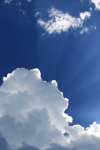 Обои небо, облака, небеса, атмосфера, солнечно, солнечный свет, the sky, clouds, heaven, the atmosphere, sunny, sunlight разрешение 4752x3168 Загрузить