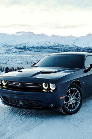 Обои снег, зима, автомобили, додж, dodge challenger, snow, winter, cars, dodge разрешение 2038x1331 Загрузить