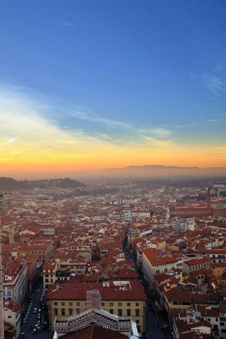 Обои панорама, город, италия, флоренция, panorama, the city, italy, florence разрешение 1920x1260 Загрузить