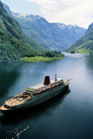 Обои горы, природа, корабль, норвегия, фьорд, mountains, nature, ship, norway, the fjord разрешение 4744x3691 Загрузить