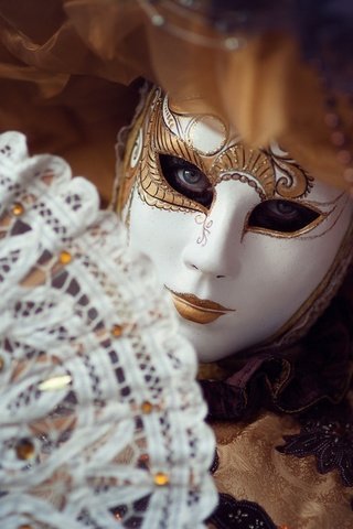 Обои маска, костюм, веер, карнавал, mask, costume, fan, carnival разрешение 1920x1250 Загрузить