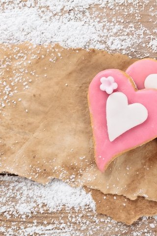 Обои еда, бумага, сердце, доски, сахар, печенье, пудра, food, paper, heart, board, sugar, cookies, powder разрешение 2048x1365 Загрузить