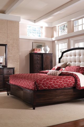 Обои интерьер, кровать, мебель, спальня, interior, bed, furniture, bedroom разрешение 5450x4090 Загрузить