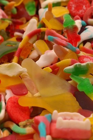 Обои разноцветные, конфеты, сладкое, мармелад, жевательный мармелад, colorful, candy, sweet, marmalade, gummies разрешение 5472x3648 Загрузить