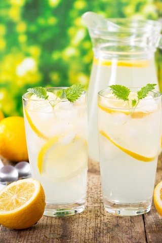 Обои мята, напиток, лёд, стаканы, кувшин, лимоны, лимонад, mint, drink, ice, glasses, pitcher, lemons, lemonade разрешение 4800x3860 Загрузить