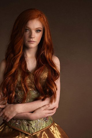 Обои девушка, взгляд, рыжая, модель, лицо, длинные волосы, irish princess, lisa holloway, girl, look, red, model, face, long hair разрешение 1920x1536 Загрузить