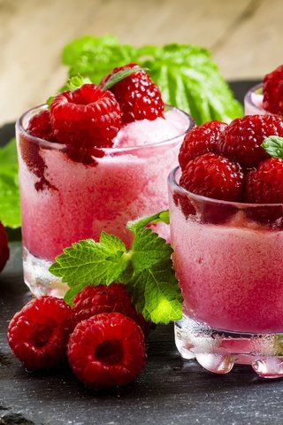 Обои напиток, малина, ягоды, стаканы, десерт, сок, смузи, drink, raspberry, berries, glasses, dessert, juice, smoothies разрешение 4200x2800 Загрузить