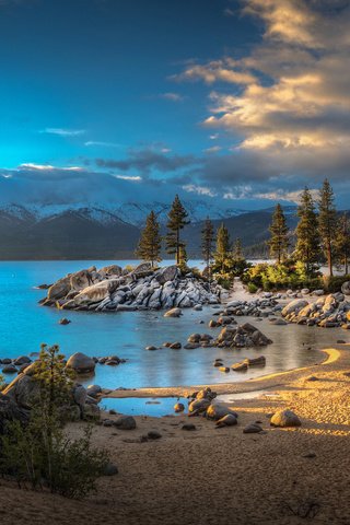 Обои озеро, природа, лес, пейзаж, песок, гавань, roy o brien, lake, nature, forest, landscape, sand, harbour, roy o'brien разрешение 1920x1200 Загрузить