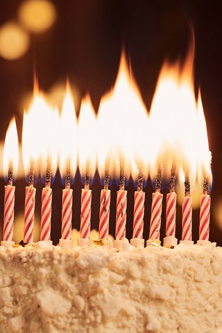 Обои свечи, блики, сладкое, день рождения, торт, десерт, с днем ​​рождения, торт со свечками, candles, glare, sweet, birthday, cake, dessert, happy birthday, a cake with candles разрешение 2560x1600 Загрузить