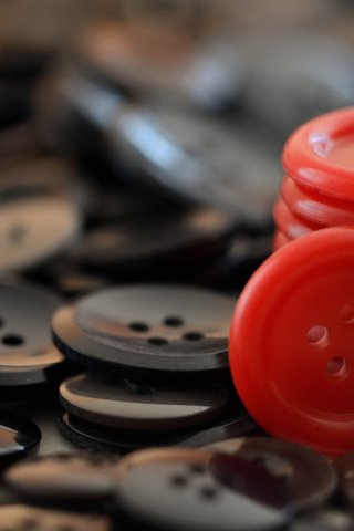 Обои красные, чёрные, пуговицы, пуговица, пуговки, red, black, buttons, button разрешение 1920x1200 Загрузить