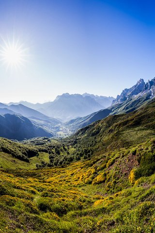 Обои небо, горы, природа, пейзаж, мох, juan ignacio cuadrado, the sky, mountains, nature, landscape, moss разрешение 1920x1200 Загрузить