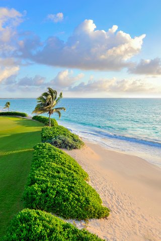 Обои море, пляж, тропики, гольф-клуб, sea, beach, tropics, golf club разрешение 7150x4557 Загрузить