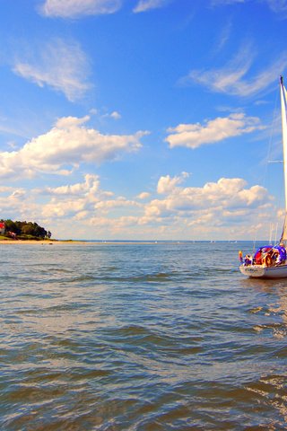 Обои пейзаж, море, яхта, landscape, sea, yacht разрешение 3872x2592 Загрузить