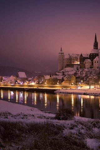 Обои город, германия, мейсен, альбрехтсбург, the city, germany, meissen, albrechtsburg разрешение 1920x1200 Загрузить