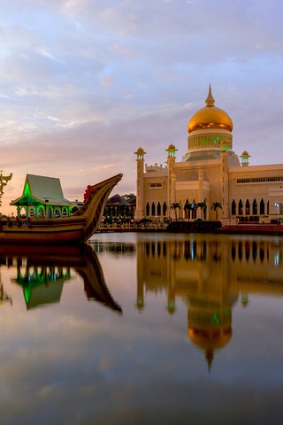 Обои храм, мечеть, бруней, бандар-сери-бегаван, anujak jaimook, temple, mosque, brunei, bandar seri begawan разрешение 1920x1200 Загрузить