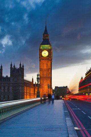 Обои ночь, огни, лондон, город, англия, биг-бен, night, lights, london, the city, england, big ben разрешение 3840x2400 Загрузить