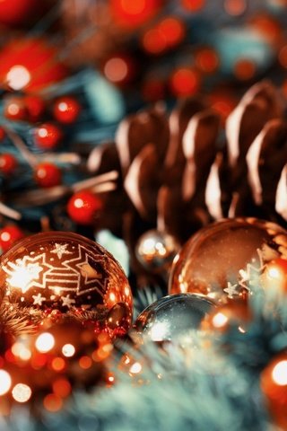 Обои новый год, украшения, рождество, елочные игрушки, new year, decoration, christmas, christmas decorations разрешение 1920x1200 Загрузить