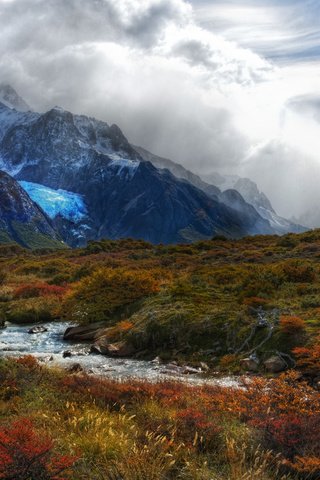 Обои река, горы, природа, лес, осень, аргентина, патагония, river, mountains, nature, forest, autumn, argentina, patagonia разрешение 3840x2400 Загрузить