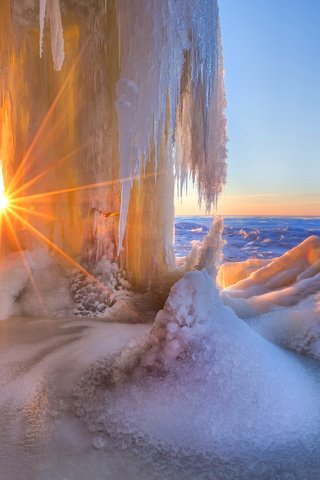 Обои мороз и солнце — день чудесный, frost and sun day is wonderful разрешение 5397x3598 Загрузить