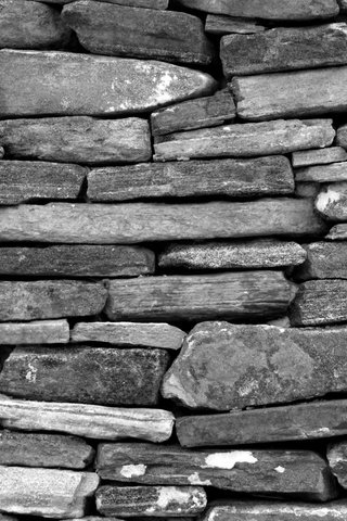 Обои камни, фон, стена, чёрно-белое, камень, каменная кладка, stones, background, wall, black and white, stone разрешение 1920x1227 Загрузить