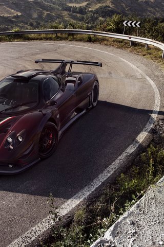 Обои дорога, поворот, автомобиль, zonda, пагани, pagani zonda, road, turn, car, pagani разрешение 4096x2304 Загрузить