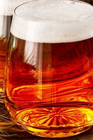 Обои кружки, колоски, пиво, пена, mugs, spikelets, beer, foam разрешение 3840x2160 Загрузить