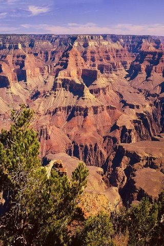 Обои небо, grand canyon national park, гранд каньон, горы, скалы, каньон, сша, ущелье, аризона, национальный парк, the sky, the grand canyon, mountains, rocks, canyon, usa, gorge, az, national park разрешение 1920x1080 Загрузить