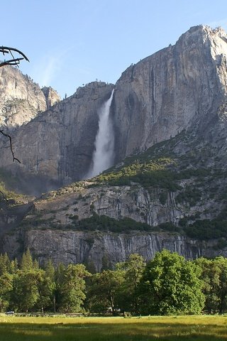 Обои водопад, йосемитский национальный парк, ка­ли­фор­нийс­кая, waterfall, yosemite national park, california разрешение 1920x1080 Загрузить