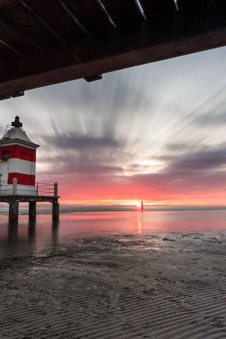 Обои берег, море, маяк, италия, фриули-венеция-джулия, shore, sea, lighthouse, italy, friuli-venezia giulia разрешение 2112x1188 Загрузить