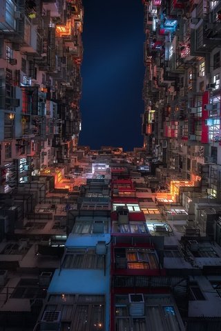 Обои дом, окна, гон-конг, house, windows, hong kong разрешение 2048x1358 Загрузить