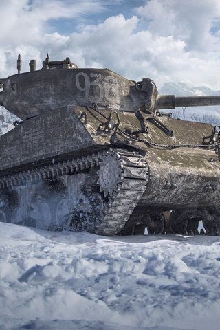 Обои зима, мир танков, wot, шерман, wargaming, m4-a2, winter, world of tanks, sherman разрешение 1920x1080 Загрузить