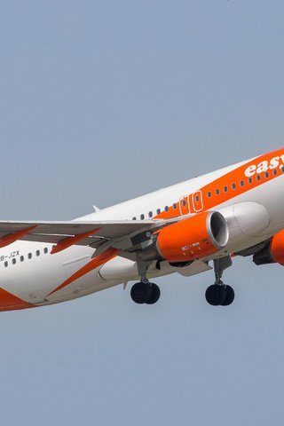 Обои самолет, авиация, airbus, a320-214, easyjet switzerland, the plane, aviation разрешение 2112x1188 Загрузить