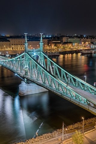 Обои ночь, фото, будапешт, мост свободы, night, photo, budapest, liberty bridge разрешение 2048x1365 Загрузить