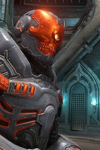 Обои игра, скин, doomguy, doom eternal, палач рока, the game разрешение 1920x1080 Загрузить