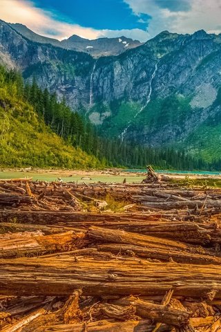 Обои сша, монтана, национальный парк глейшер, glacier national park headquarters, usa, montana, glacier national park разрешение 2048x1403 Загрузить