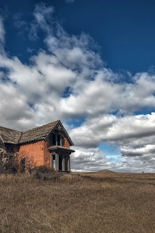 Обои небо, дом, the sky, house разрешение 1920x1080 Загрузить