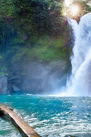 Обои вода, водопад, бали, tegenungan waterfall, водопад тегенунган, water, waterfall, bali разрешение 1920x1080 Загрузить