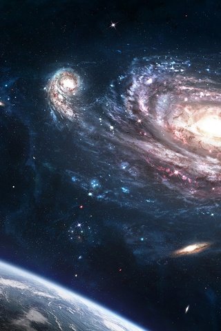 Обои космос, звезды, планеты, галактики, space, stars, planet, galaxy разрешение 1920x1200 Загрузить