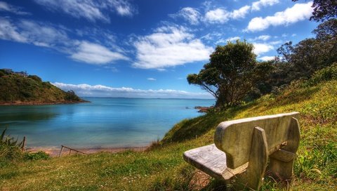 Обои небо, природа, море, песок, новая зеландия, waiheke island, the sky, nature, sea, sand, new zealand разрешение 2560x1600 Загрузить