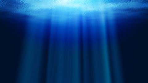 Обои вода, лучи, океан, глубина, water, rays, the ocean, depth разрешение 1920x1080 Загрузить