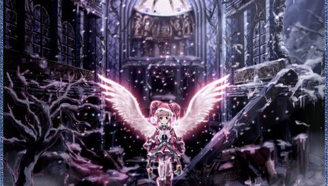 Обои развалины, зима, девушка, аниме, ангел, card captor sakura, the ruins, winter, girl, anime, angel разрешение 3000x2250 Загрузить