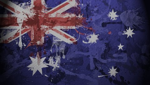 Обои флаг, австралия, flag, australia разрешение 1920x1080 Загрузить