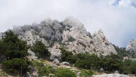 Обои горы, природа, туман, mountains, nature, fog разрешение 1920x1080 Загрузить