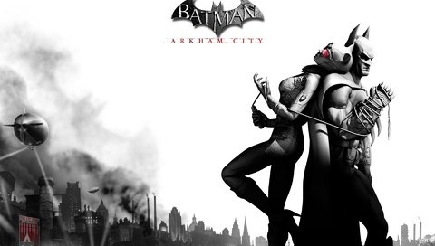 Обои бетмен, чернобелый, arkham city, batman, black and white разрешение 1920x1200 Загрузить