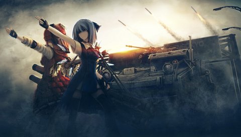 Обои оружие, война, аниме, девочки, тохо, weapons, war, anime, girls, touhou разрешение 1920x1080 Загрузить